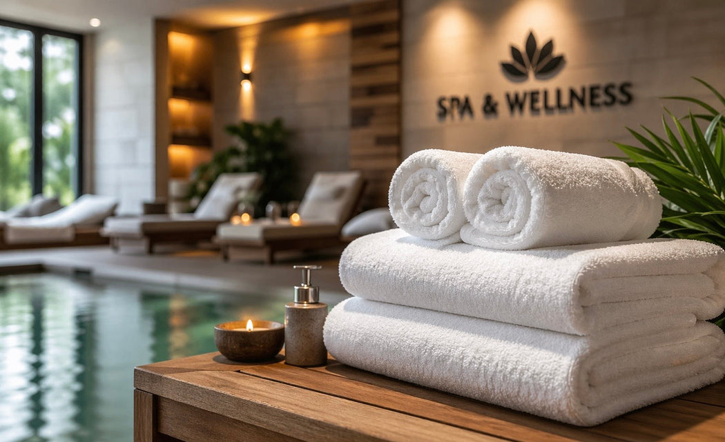 Handdoeken laten wassen voor hotels, spa en wellness
