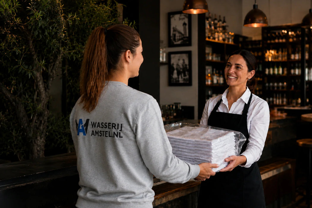 Wasserette voor cafés en restaurants in Amsterdam met ophaal- en brengservice