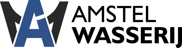 de logo van wasserij amstel